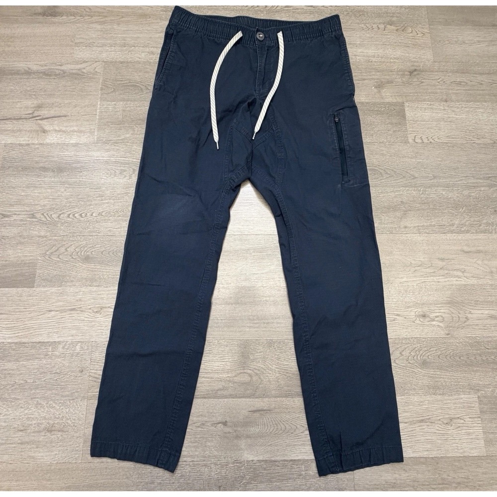 Vuori Ripstop Climber Pants‎ Men's Medium Navy Slim Fit Outdoor Chino Stretch